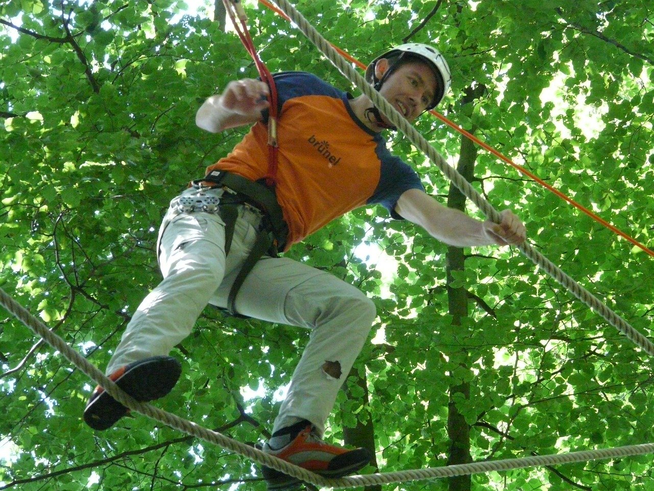 Ropes course - by Hans on Pixabay - license free