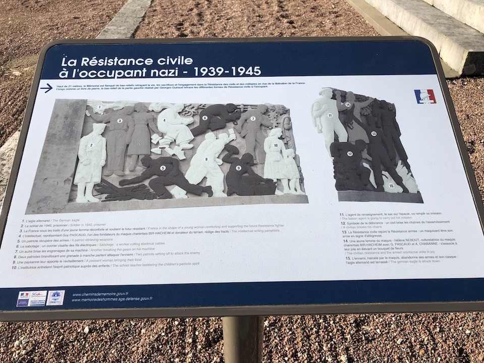 Resistance Memorial in Chasseneuil