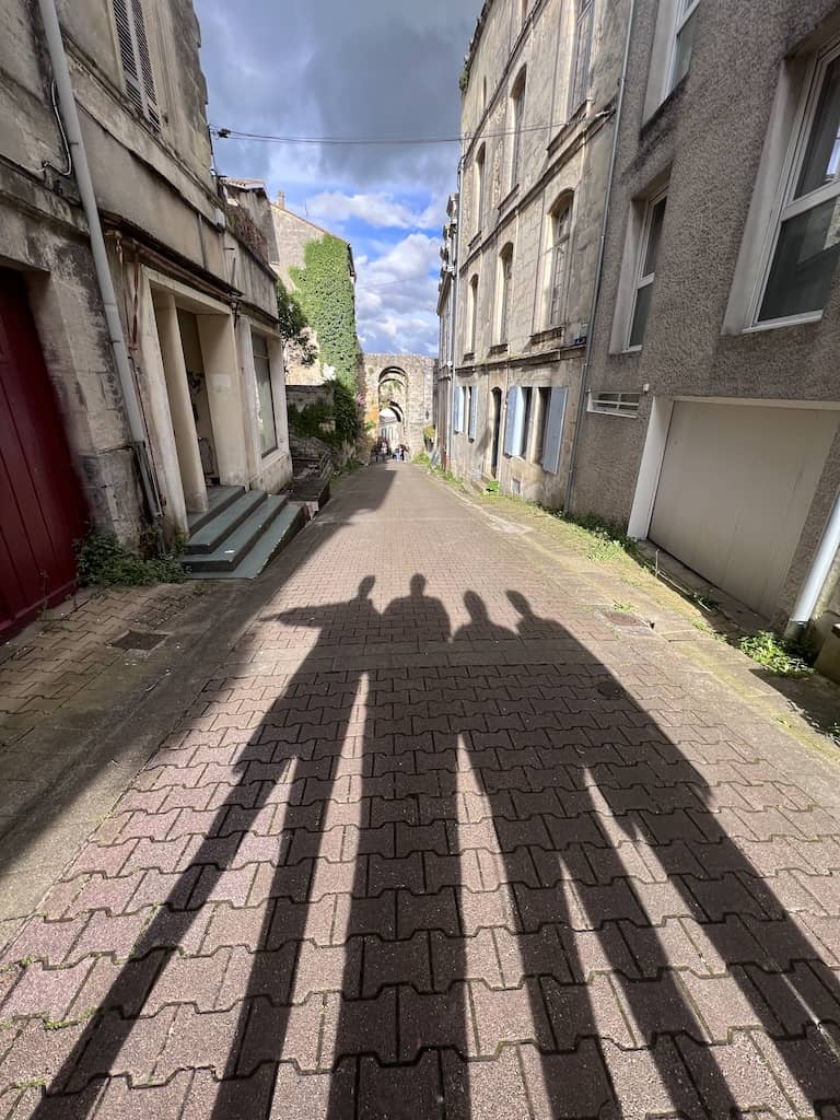 A dusk walk down Rue Cahoreau, Bourg