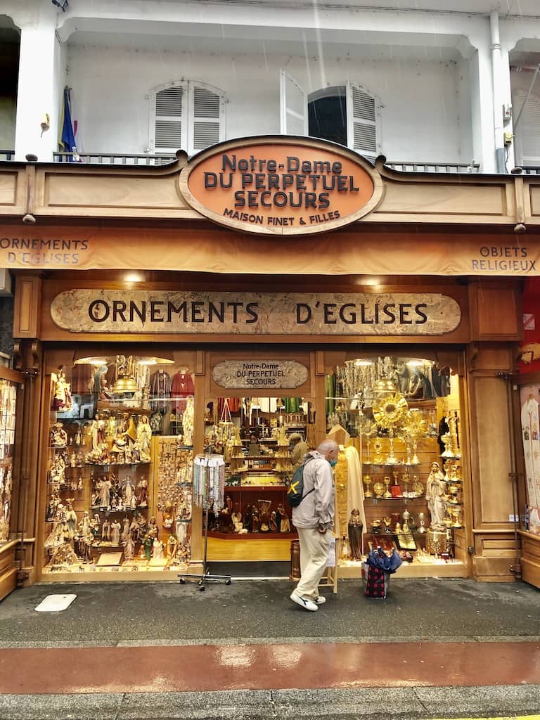 Souvenirs in Lourdes